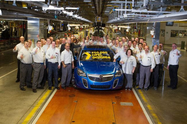 750.000’inci Opel Insignia Banttan İndi