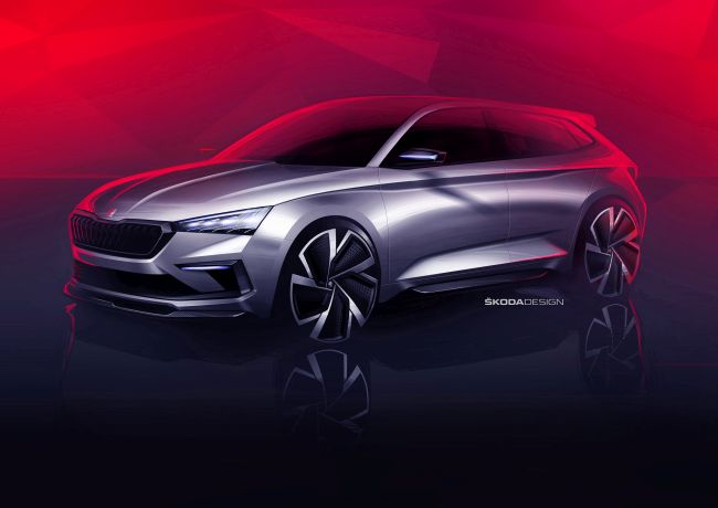 Skoda‘nın Yeni Konsepti, Vision RS‘in İlk Çizgileri Paylaşıldı