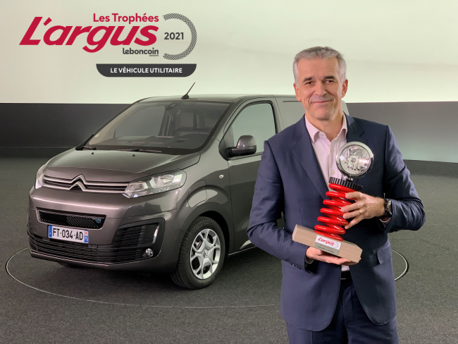 Citroën ë-Jumpy, L'argus Tarafından “2021 - Yılın Vanı” seçildi