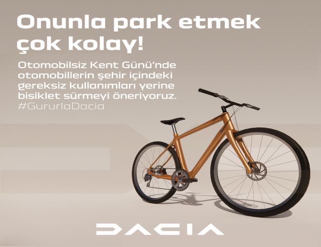 Dacia Türkiye, Otomobilsiz Kent Günü'nde Ezber Bozuyor