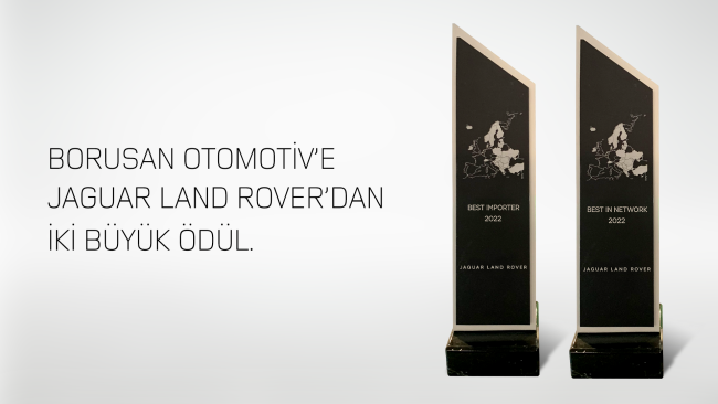 Jaguar Land Rover’dan Borusan Otomotiv’e İki Ödül Birden