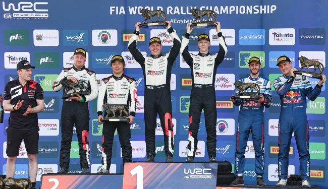 Toyota WRC’de Safari Rallisi’ni 4. Kez Üst Üste Kazandı