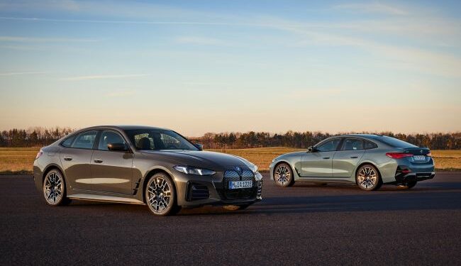 Yeni BMW i4 eDrive40 ve Yeni BMW 420i Gran Coupé Yenilenen Tasarımlarıyla Yollarda