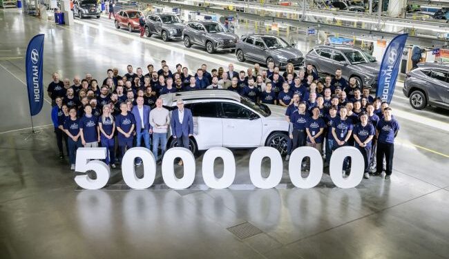 Hyundai Çek Fabrikasında 5 Milyonuncu Araç Üretildi